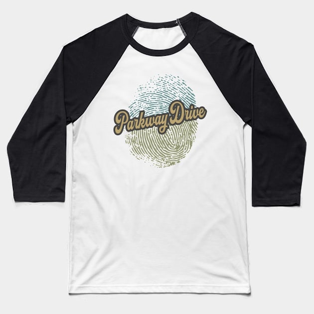 Parkway Drive Fingerprint Baseball T-Shirt by anotherquicksand